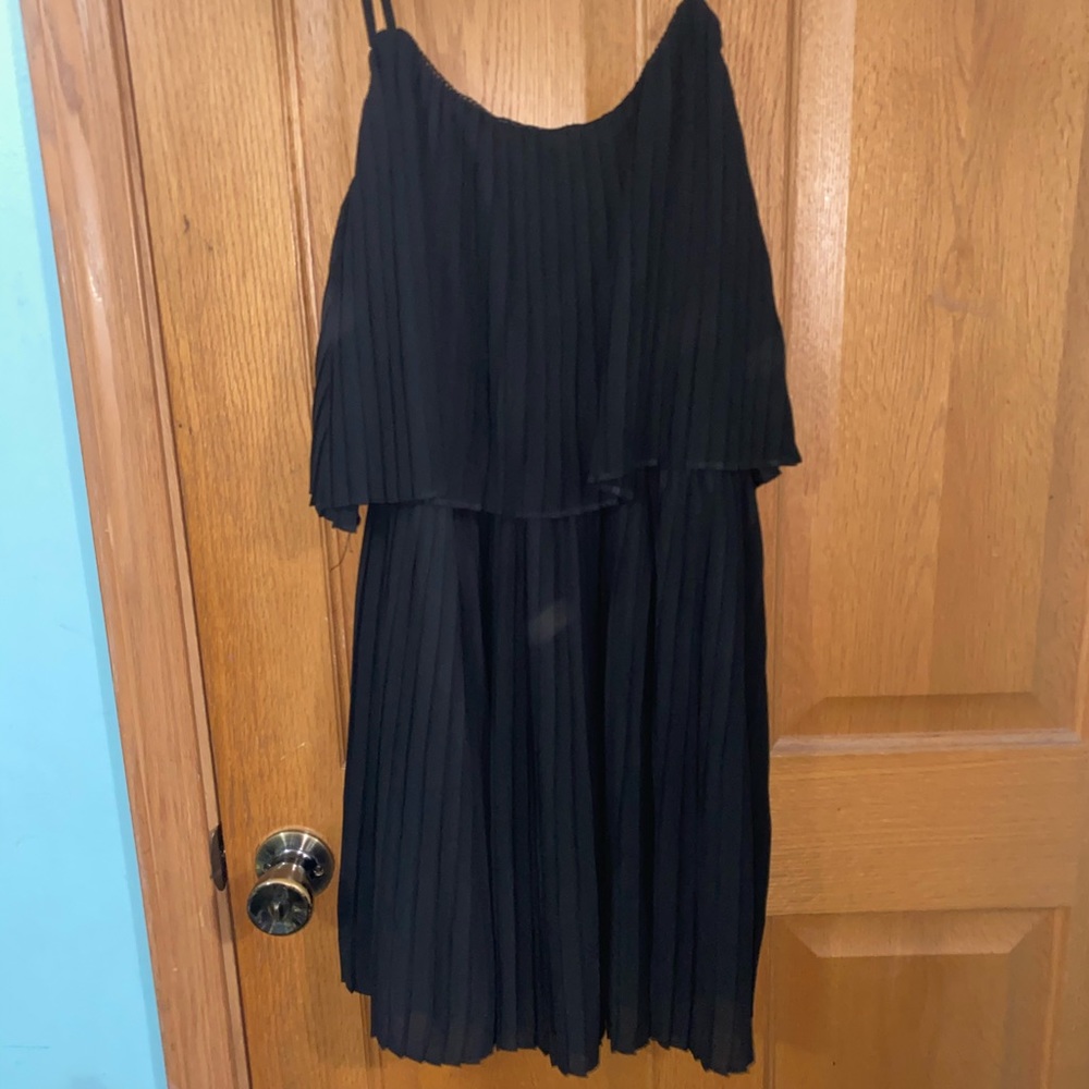 Black Accordion Dress